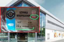 Hiszpańskie mięso z logo ”Produkt Polski”