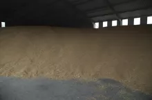 pryzma z wolna kończącego się zboża