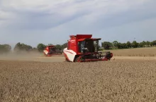 Kombajn, maszyny rolnicze, pole