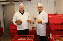 Janusz Zadęcki (z lewej) i Piotr Jamroży, kierownik ubojni