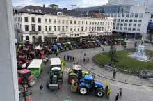 Protest europejskich rolników w Brukseli 