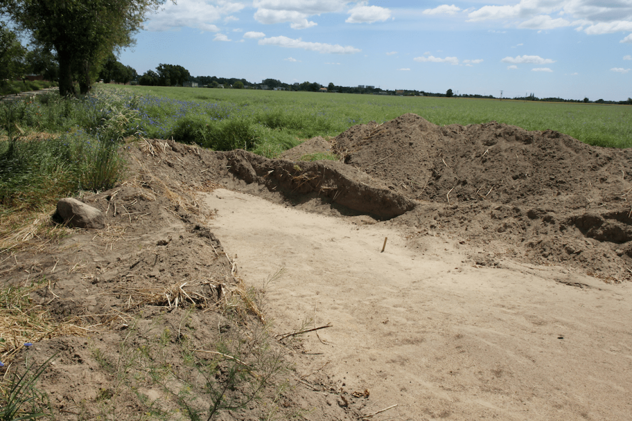 Humus, zdjęty humus, ziemia, ziemia rolna
