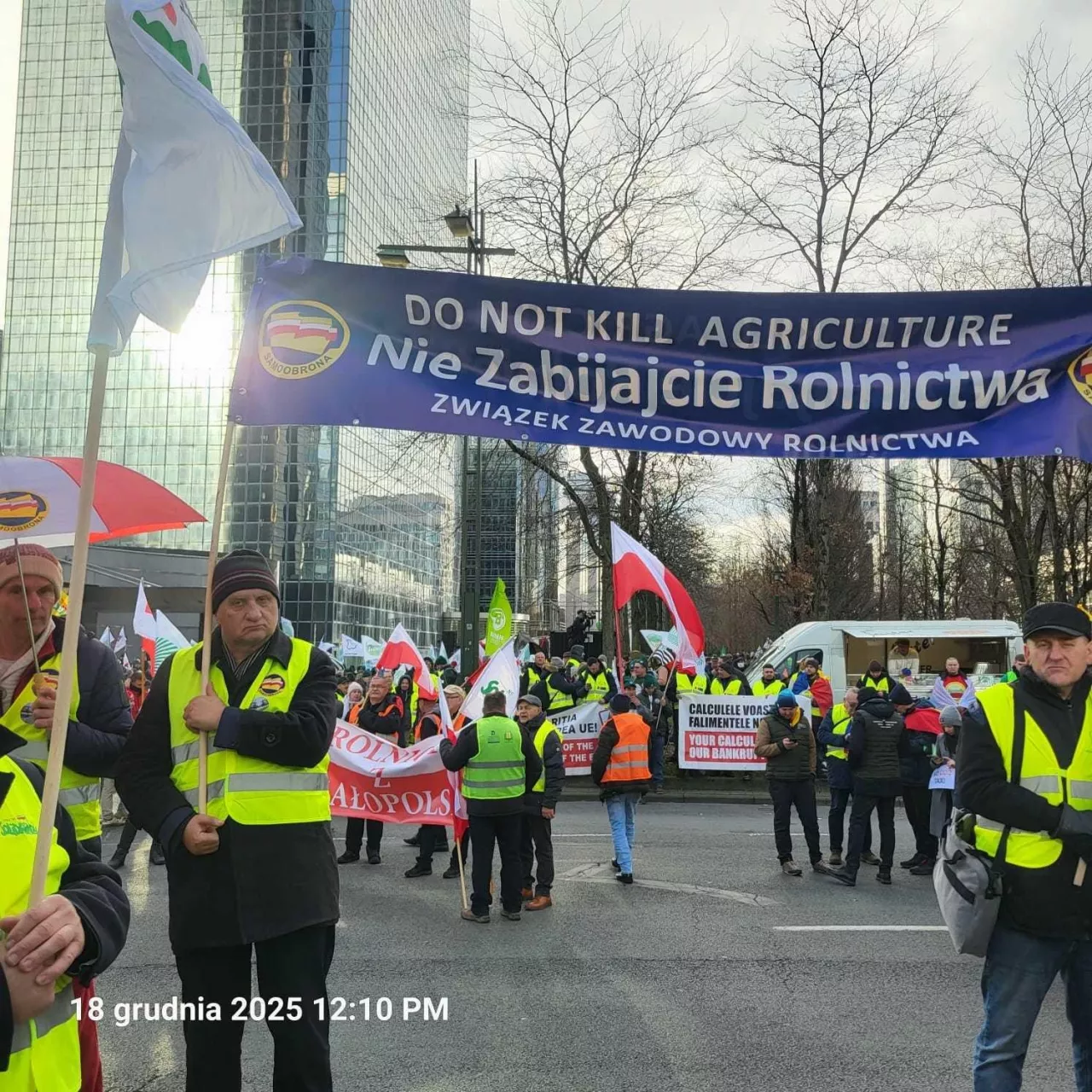 Protest rolników Brukseli 
