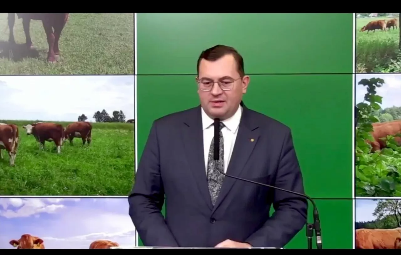 Konferencja ministra rolnictwa Stefana Krajewskiego w sprawie Mercosur 8 stycznia 2025 r