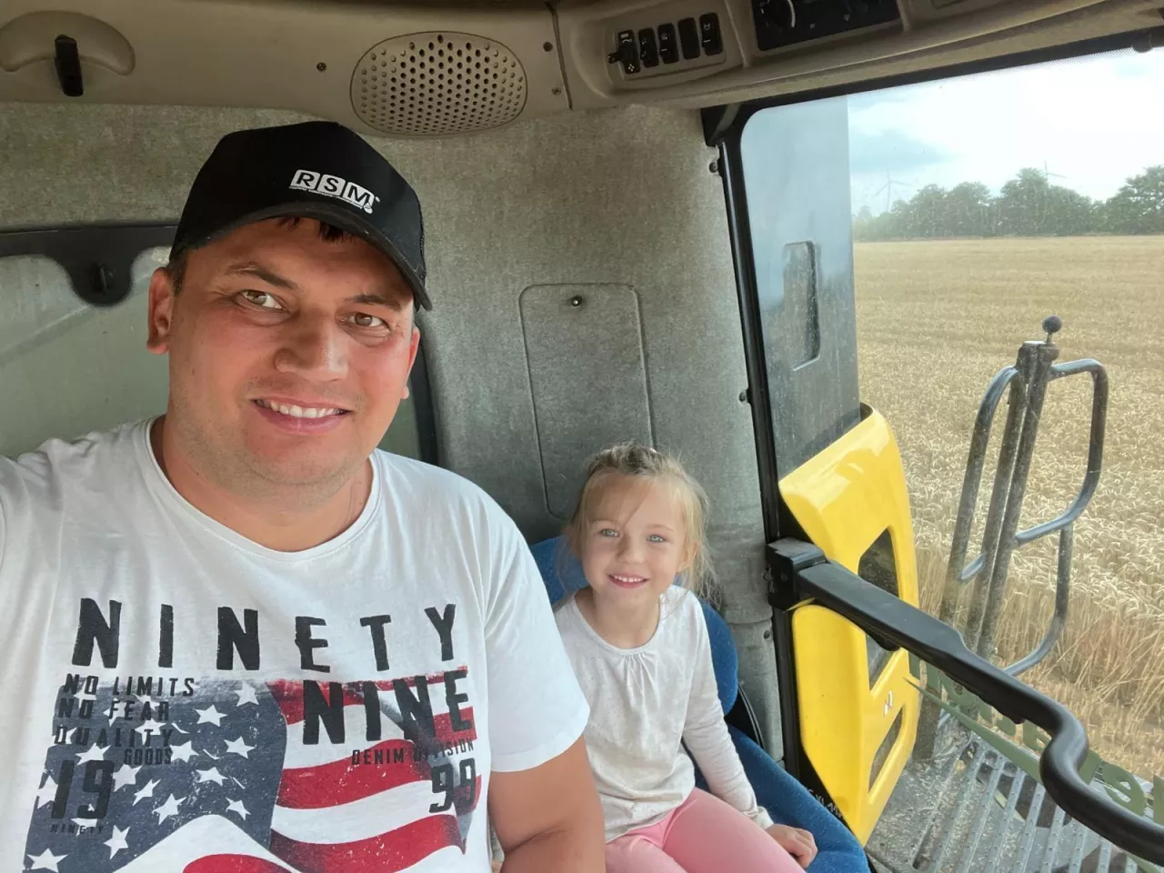 Tomasz Bodnar z córką.