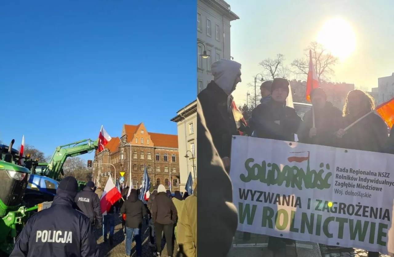 protest rolników Wrocław styczeń 2026