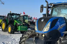 Lokalizacja nr.1 ul. Poznańska Protest Rolników, Warszawa 09.01.2026