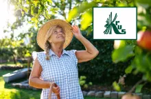 rolniczka, logo KRUS