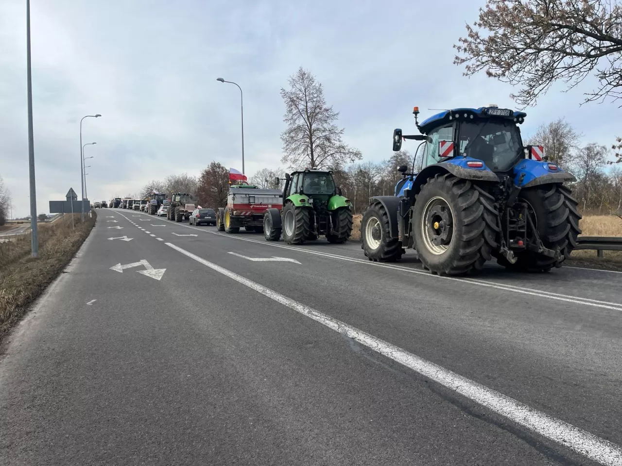 Protest rolników S3 20.02.2026 r.