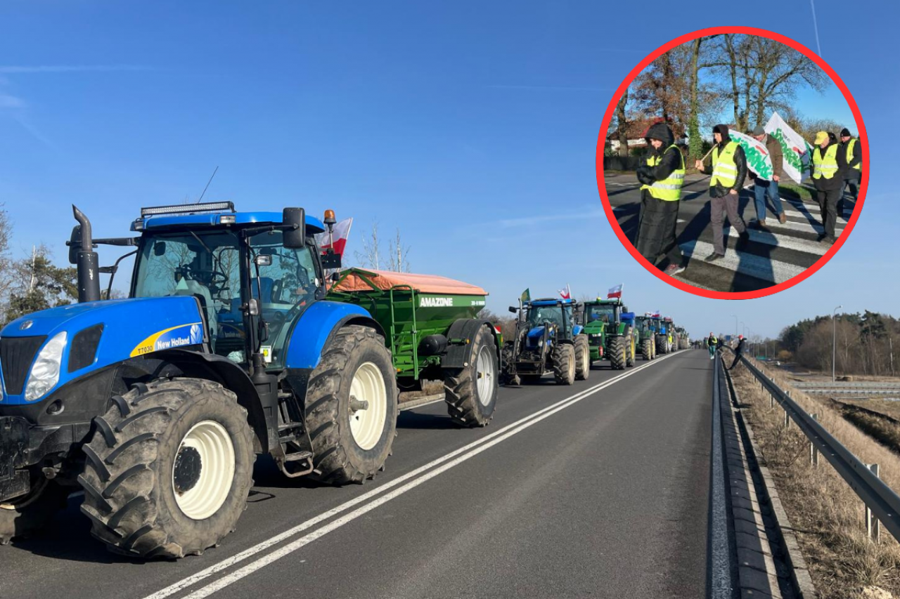 Protest rolników w woj. zachodniopomorskim (27.02.2026)
