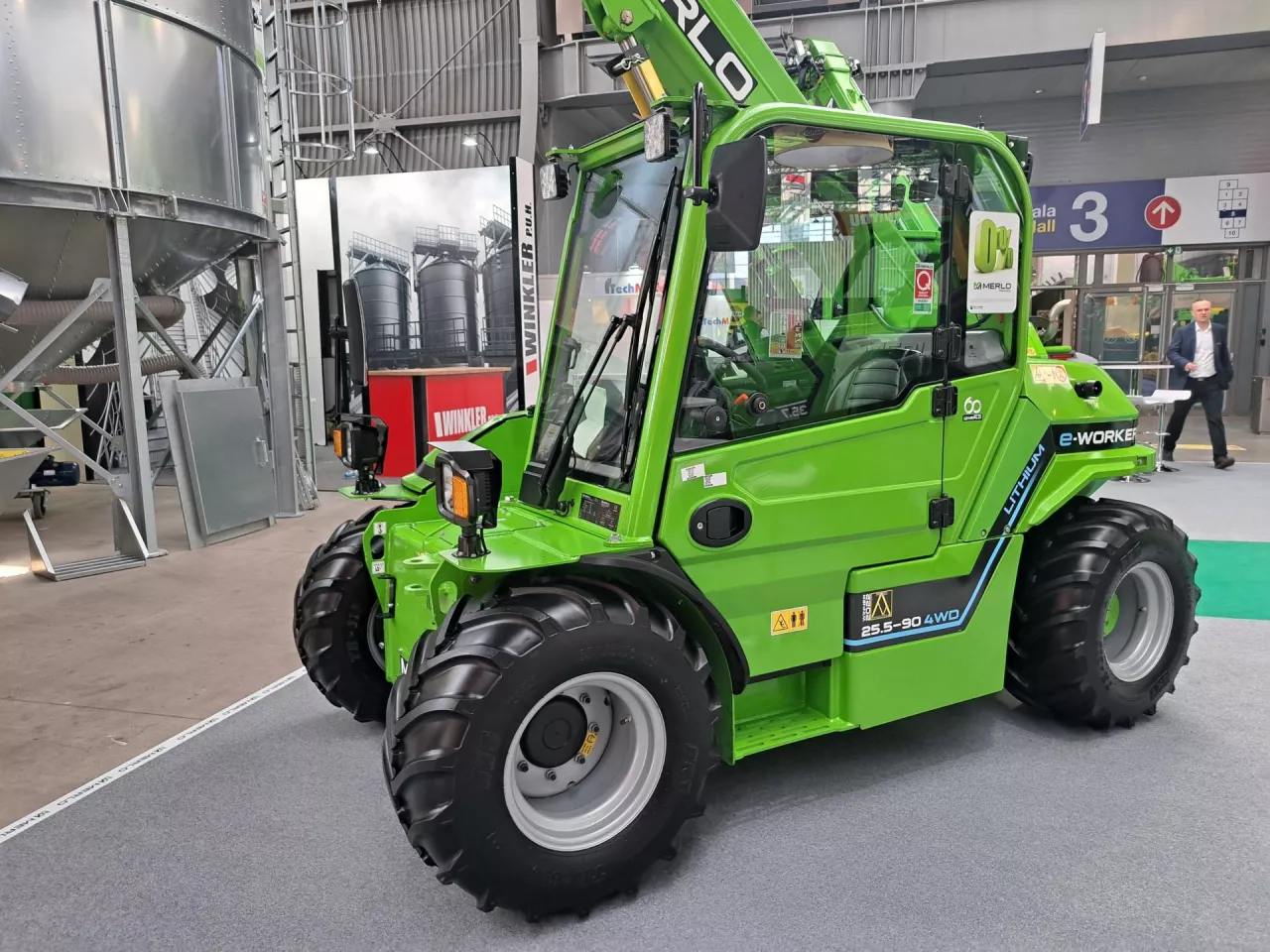 Agrotech Kilece, ładowarka teleskopowa, Merlo eWorker