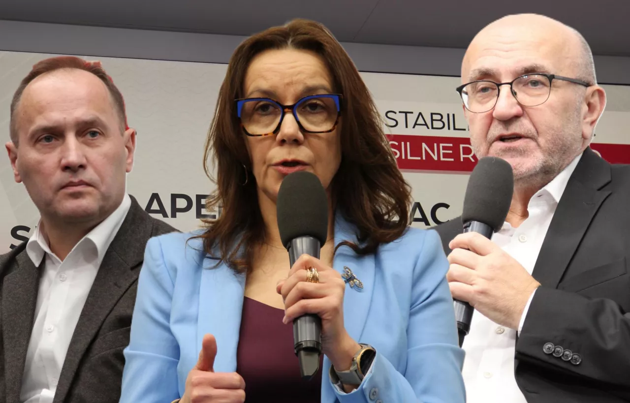 Od lewej: Dariusz Goszczyński, Agnieszka Maliszewska i Andrzej Gantner