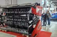 Składany heder Grain Master zaprezentowany podczas targów Agrotech