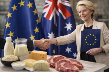 Przewodnicząca KE Ursula von der Leyen podpisała umowę handlową UE-Australia