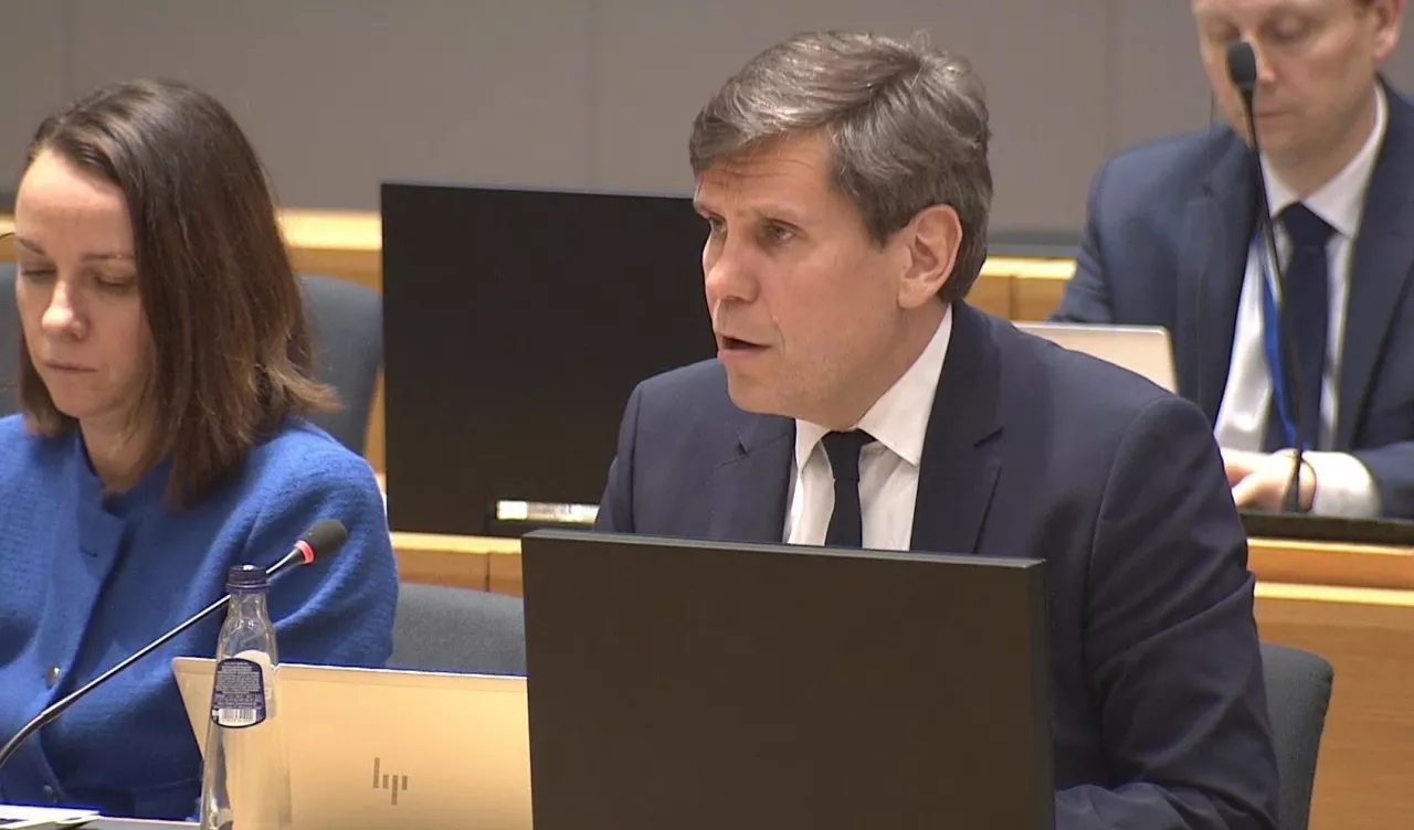 Arkadiusz Pluciński, zastępca Stałego Przedstawiciela RP przy UE, podczas posiedzenia Rady AGRIFISH w Brukseli, 30 marca 2026 r.