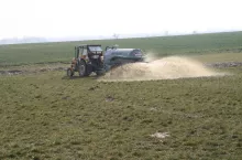 pole, gnojowica, zboża