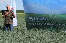 Pszenicę ozimą RGT Intakt – nadającą rytm plonowaniu zaprezentował Mateusz Hachuła z firmy RAGT