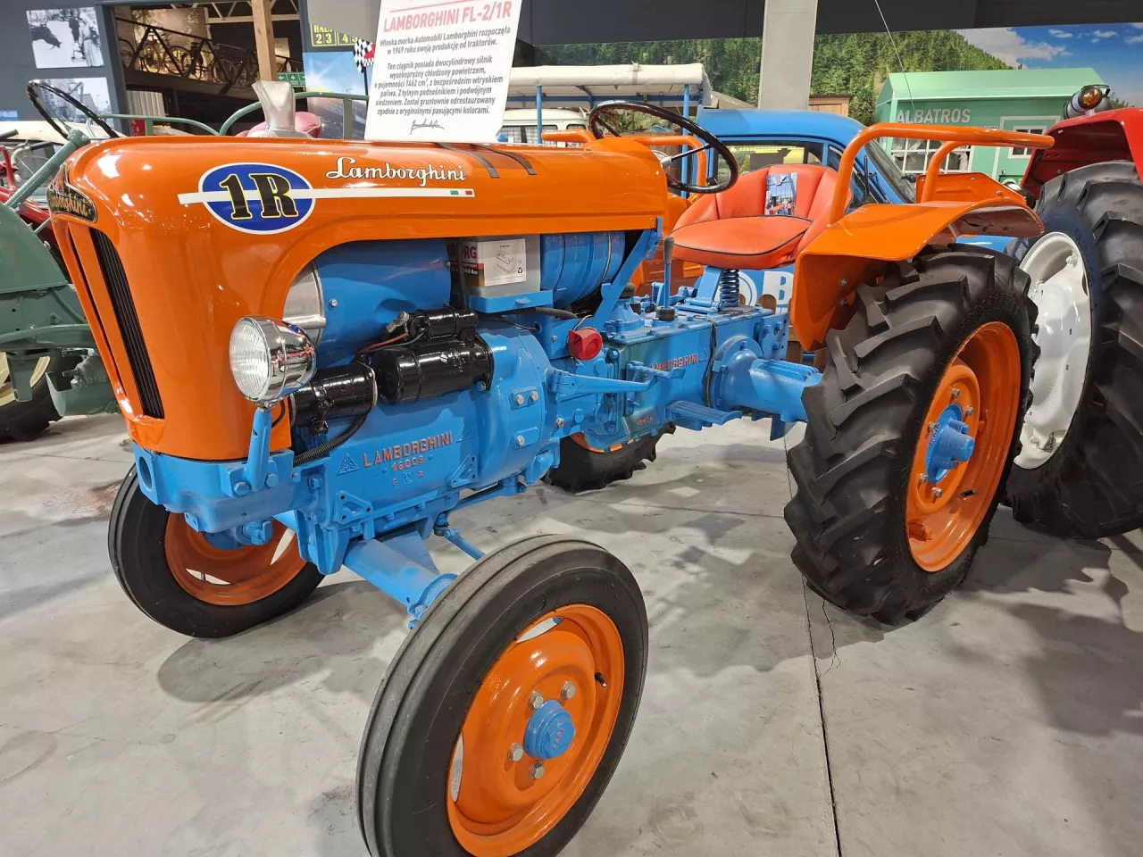 traktor Lamborghini 1R z silnikiem FL-2