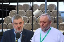 Poseł Jan Krzysztof Ardanowski, przewodniczący Rady Rolnictwa i Obszarów Wiejskich przy Prezydencie RP oraz Wiktor Szmulewicz, prezes KRIR