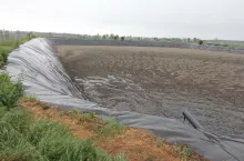 Laguna z pofermentem z biogazowni