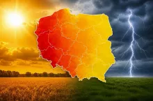Żar poleje się z nieba. Nawet 38°C w Polsce, potem burze z ulewnym deszczem