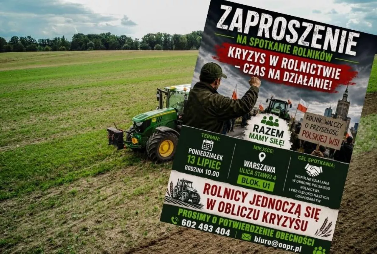 Rolnicy zwołują spotkanie w Warszawie. Mówią o kryzysie w całym rolnictwie
