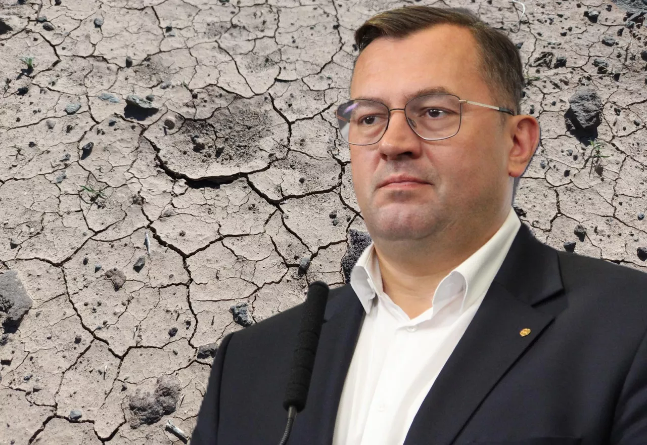 Spękana i przesuszona gleba to jeden z najbardziej widocznych skutków długotrwałego niedoboru opadów. Minister rolnictwa obeicuje pomoc