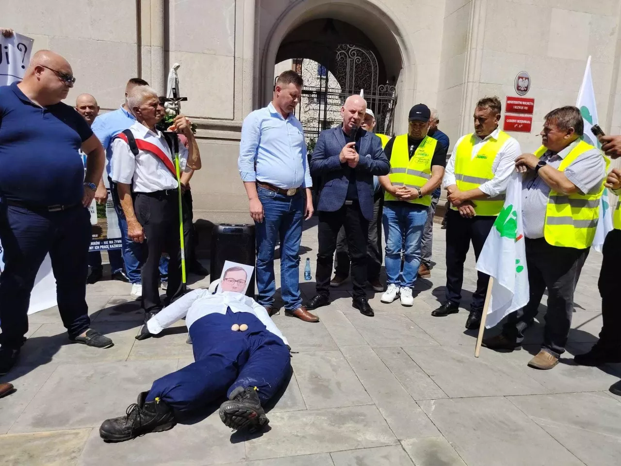 Protest rolników w Warszawie