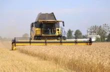 Żniwa zbożowe na końcówce