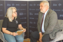 Jan Krzysztof Ardanowski w rozmowie z Agnieszką Kozłowską podczas Agro Show w Bednarach