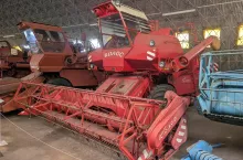 Kombajn SK-6 Kolos w Muzeum Techniki Rolniczej w czeskiej miejscowości Čáslav