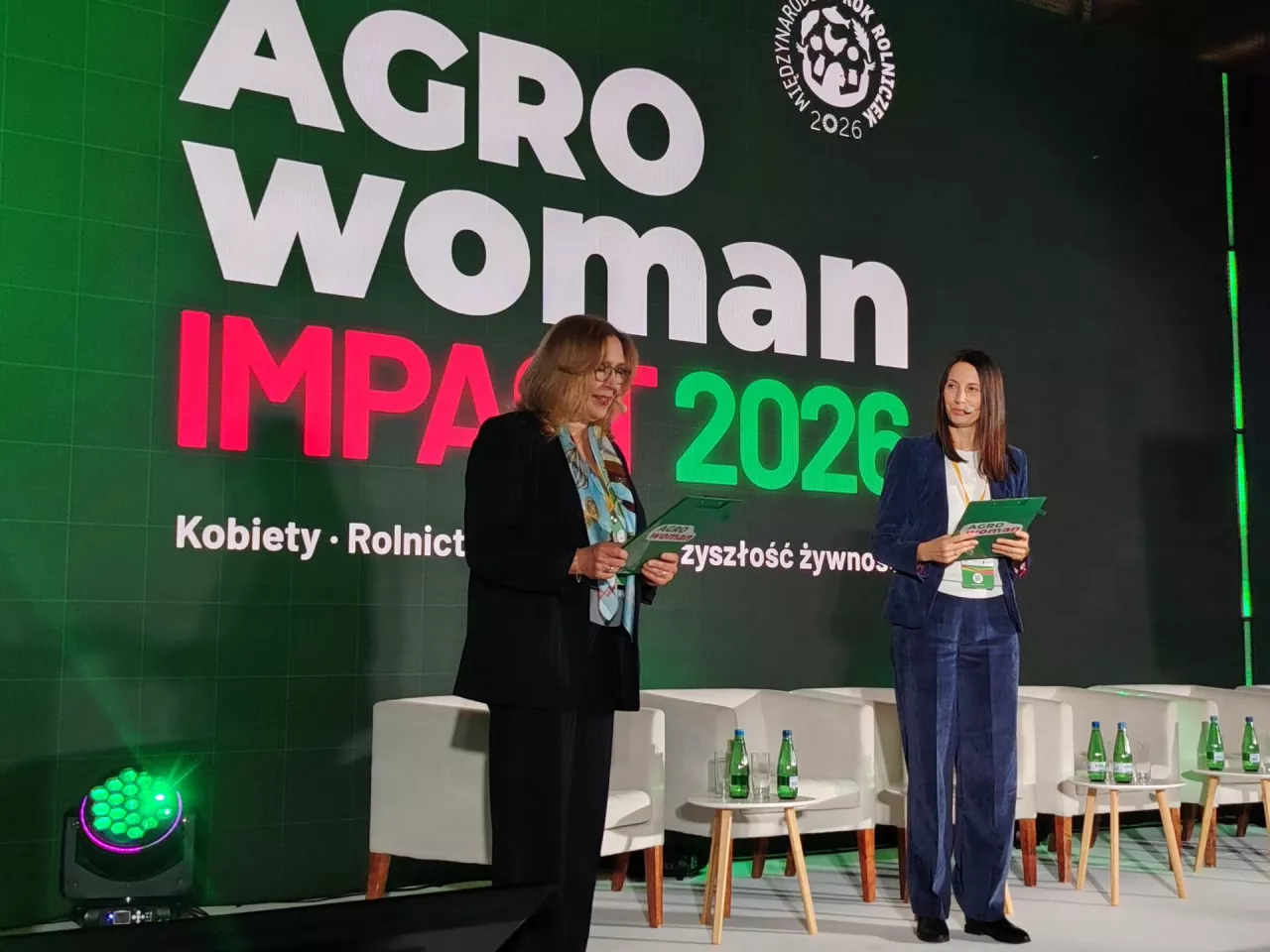 Karolina Tarnawska i Małgorzata Bojańczyk, reprezentantki Fundacji Agro Women