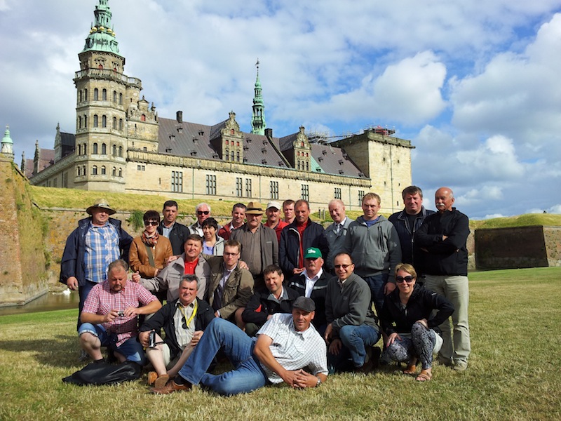 Zamek Kronborg w Danii.