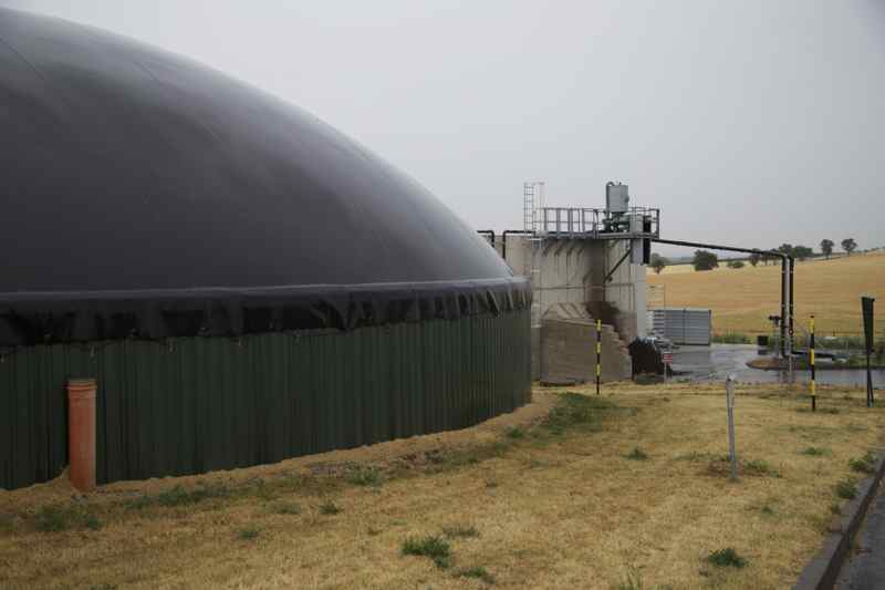 W pierwszym zbiorniku biogazowni powstaje około 80% biogazu.
