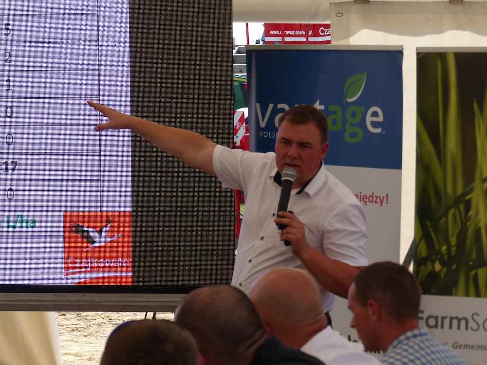 Maciej Czajkowski przedstawił efekty uprawy która od lat jest stosowana w jego gospodarstwie.