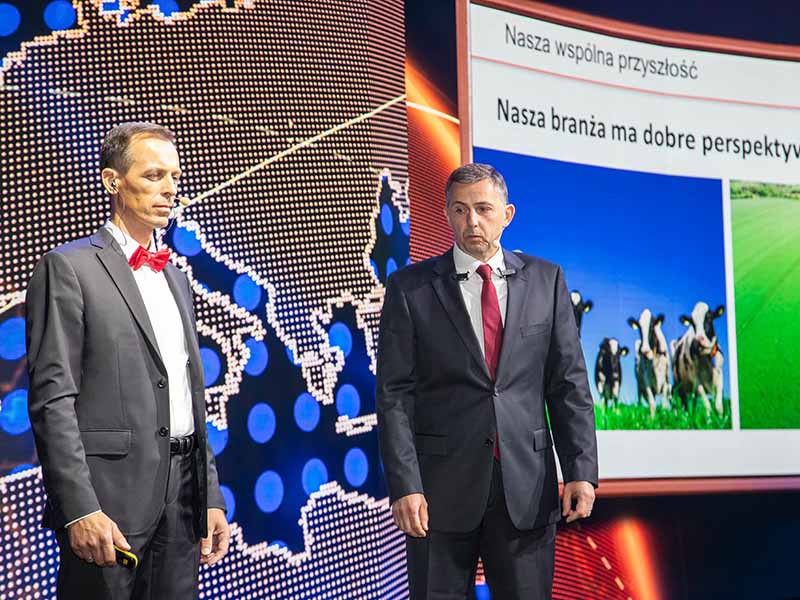 Artur Szymczak, szef polskiego oddziału i Thierry Krier prezes Grupy Kuhn.