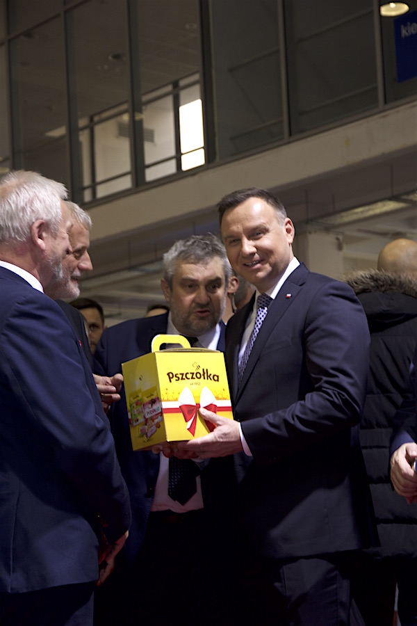 Prezydent Andrzej Duda zwiedzał wystawę wspólnie z ministrem rolnictwa Janem Krzysztofem Ardanowskim.