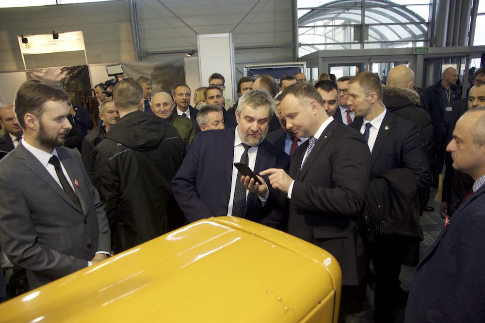 Prezydent Andrzej Duda zwiedzał wystawę wspólnie z ministrem rolnictwa Janem Krzysztofem Ardanowskim.