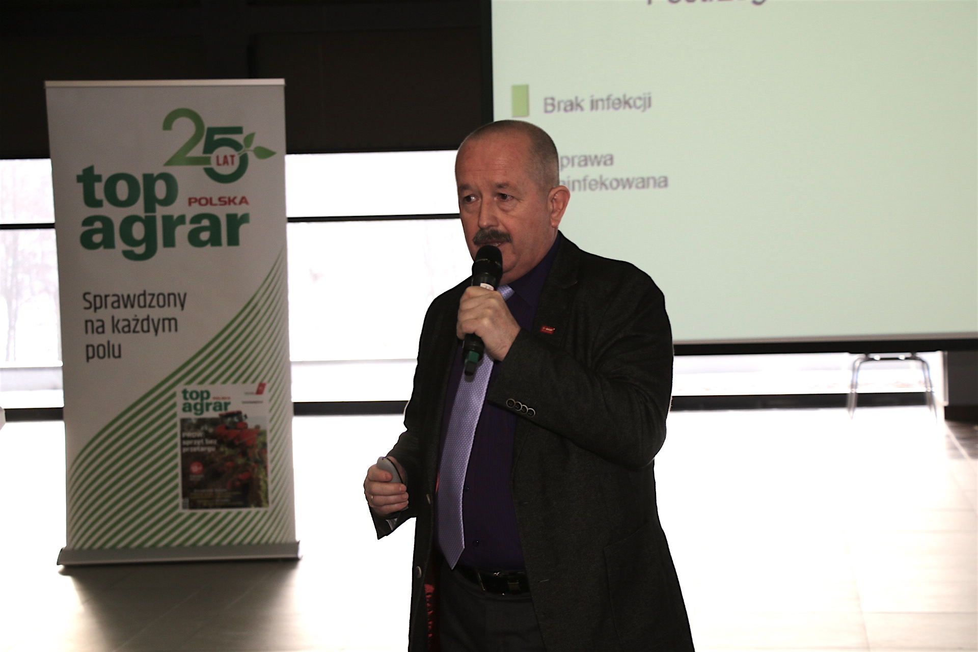 Dr Witold Łykowski z firmy BASF.