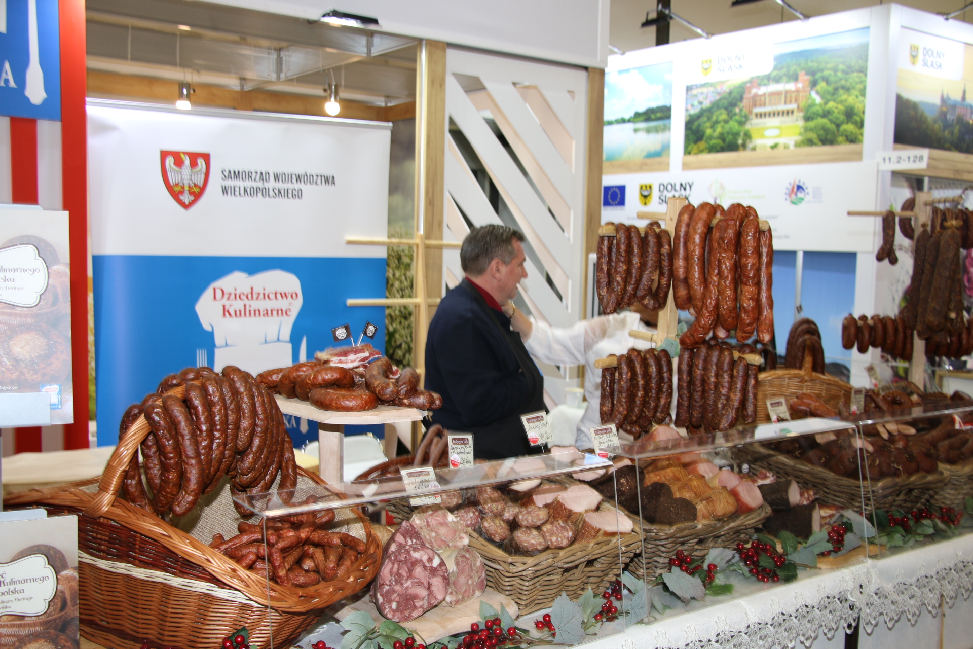 Polskie stoiska na targach Gruene Woche 2019 w Berlinie.