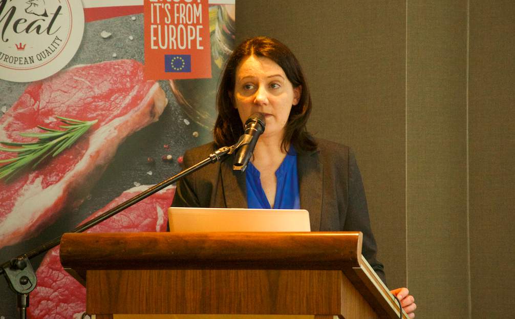 Monika Świeżewska, Krajowy Ośrodek Wsparcia Rolnictwa, Konferencja "Wysoka jakość europejskiego mięsa – jakość i tradycja"