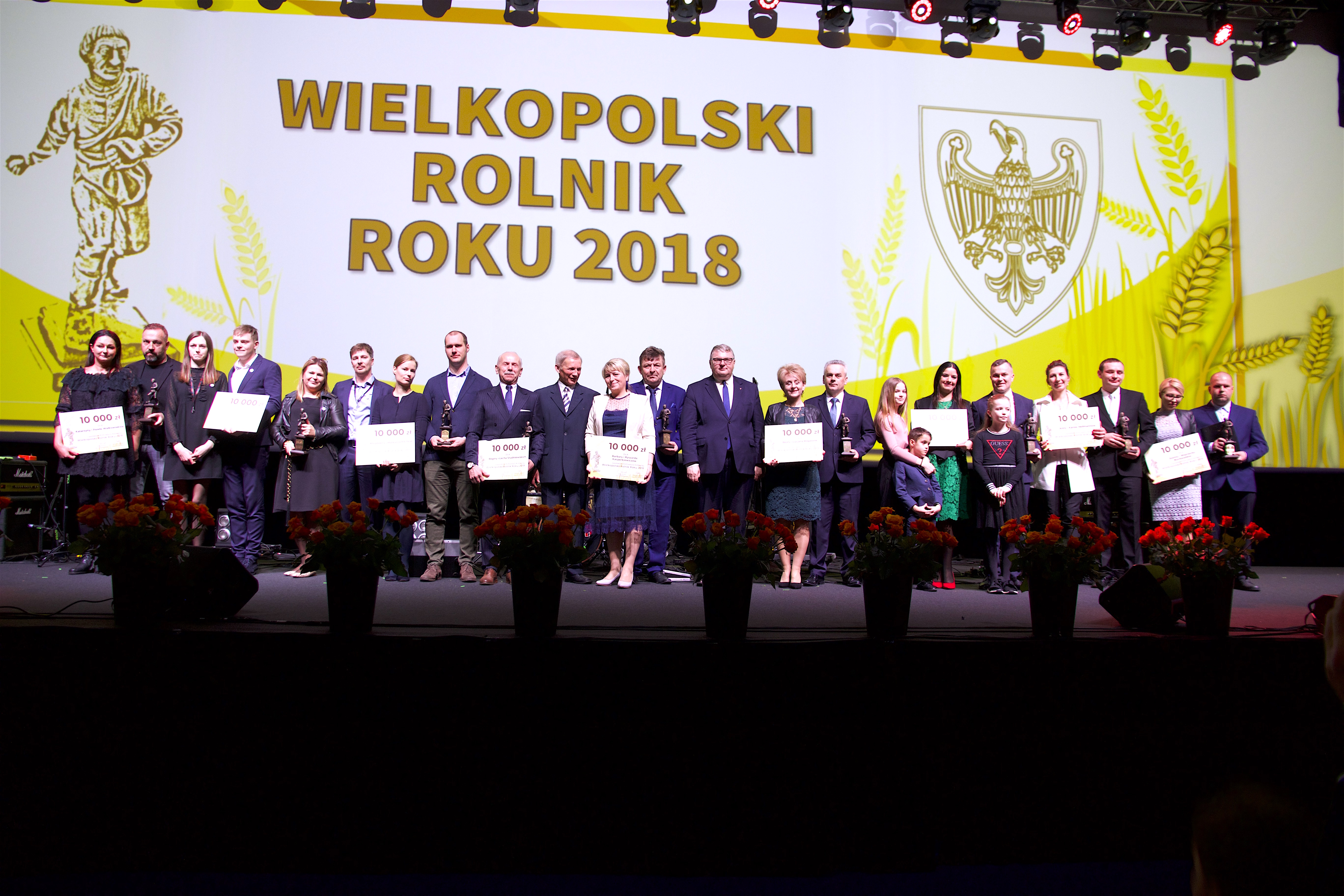 LAureaci Konkursu Wielkopolski Rolnik Roku 2018.