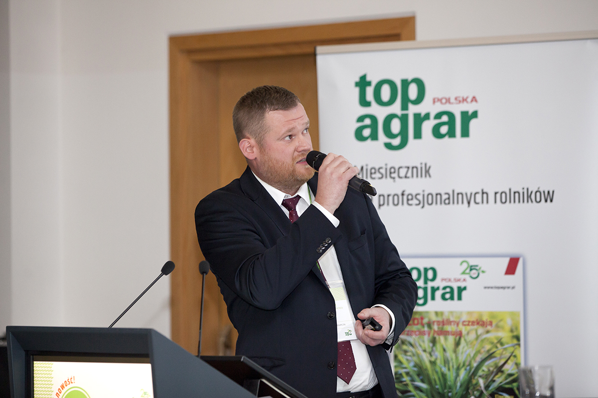 Marcin Liszewski, specjalista ds. doświadczalnictwa w uprawach rolnych i ogrodniczych