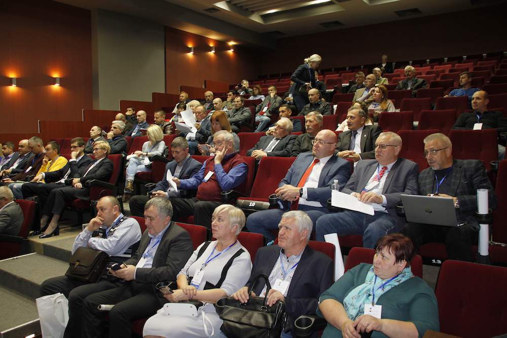 Uczestnicy konferencji w ramach IV Międzynarodowej Wystawy EuroAGRO 2019’, która 12 i 13 listopada odbyła się we Lwowie.