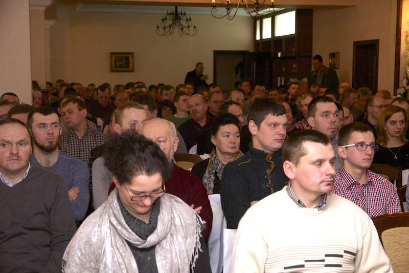 Uczestnicy spotkania w Krobi (woj. wielkopolskie)