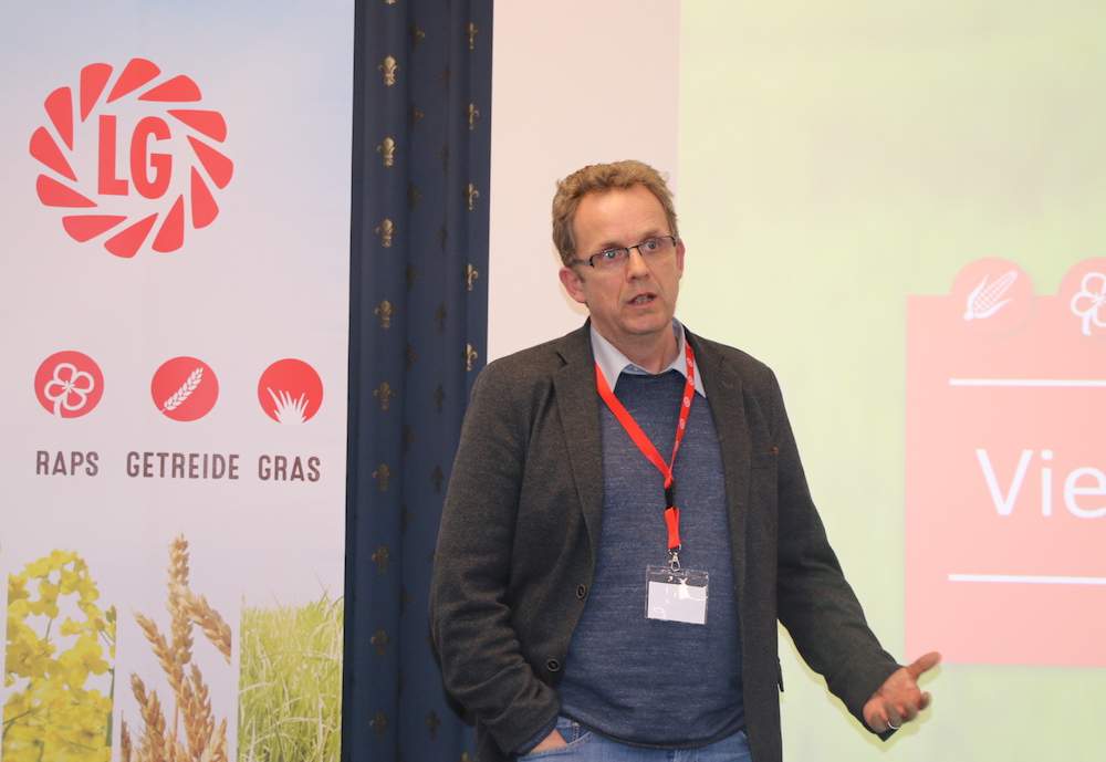Dr Johannes Schacht, hodowca pszenicy w Limagrain GmbH