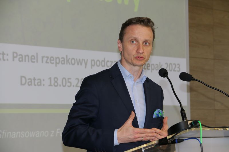 Adam Stępień, dyrektor generalny Polskiego Stowarzyszenia Producentow Oleju.