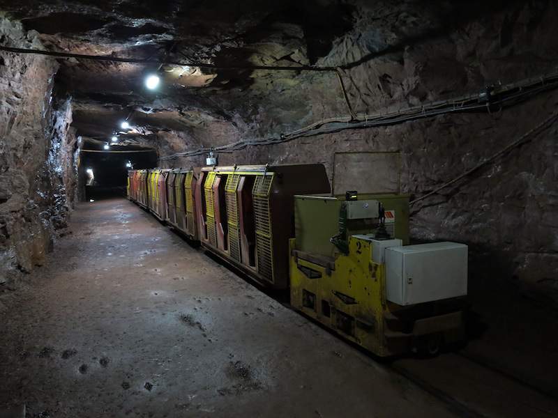 Bogaty program wyjazdu obejmował także wizytę w kopalni Besucherbergwerk Kleinenbremen.