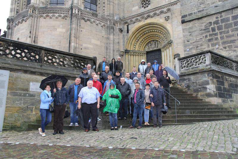 Po wizycie w gospodarstwie zwiedzaliśmy Bamberg. Piękne miasto, które przywitało nas obfitym deszczem. 