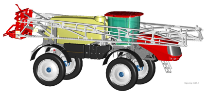 Podczas targów Agritechnica Hardi zaprezentuje nowy samojezdny opryskiwacz Alpha evo, ze zbiornikiem o poj. 5000 l.